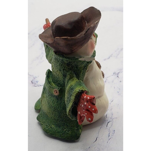 Hallmark Mitford Miss Rose Snowman Scarecrow 3 Inch Resin Figurine - Picture 2 of 9